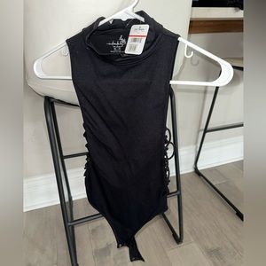 Free people black bodysuit